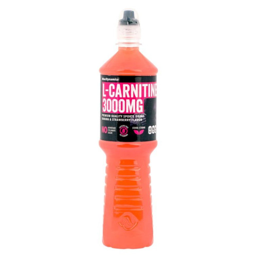 Nutrim Max Dynamics L-Carnitine Drink Tone and Energy Banana and Strawberry 25.36 fl oz (750 ml)