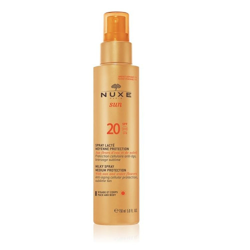 Nuxe Sun Sunscreen Milk Spray for Body SPF 20 5.07 fl oz (150 ml)