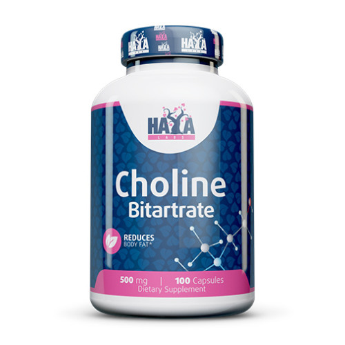 Haya Labs Choline Bitatrate 500 mg 100 Capsules