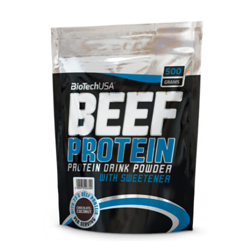 Biotech USA Beef Protein Strawberry 1.1 lb (500 g)