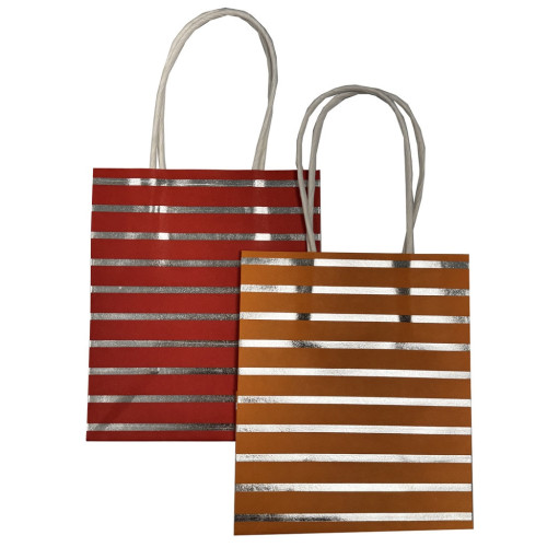 Elite Luxury Gift Paper Bag - Stripes Small