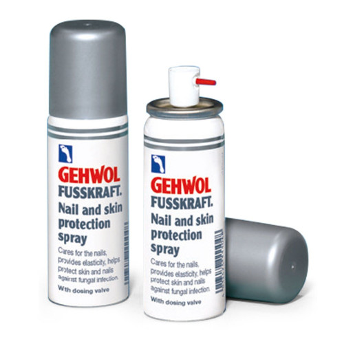 Gehwol Fusskraft 2-in-1 Protective and Strengthening Spray for Nails and Skin 1.69 fl oz (50 ml)