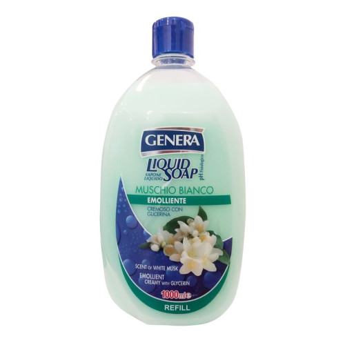 Genera Liquid Soap with White Musk 33.81 fl oz (1000 ml)