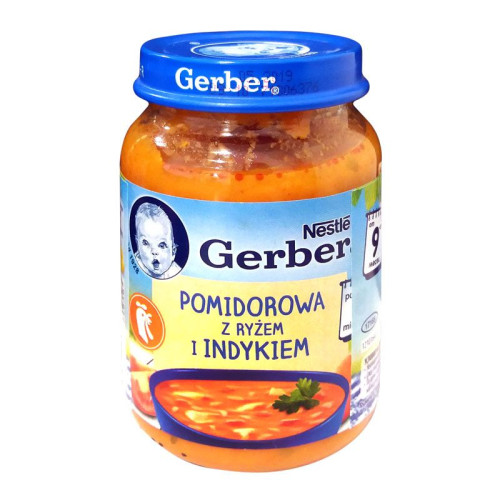 Gerber Tomato Soup with Turkey and Rice for 9 Months and Up 6.7 oz (190 g)