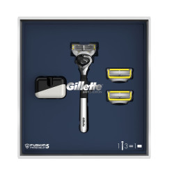 Gillette Fusion 5 Proshield Limited Edition Promo Set Razor 2 Blades and Free Stand