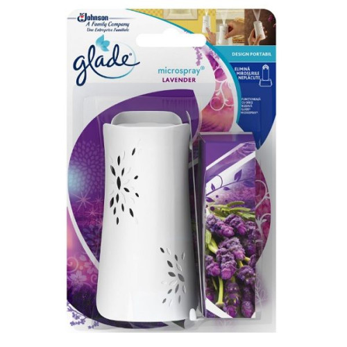Glade Microspray Lavender Room Freshener with Lavender Scent 0.34 fl oz (10 ml)