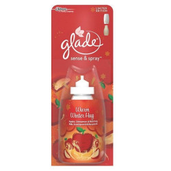 Glade Warm Winter Hug Refill for Air Freshener with Apple and Cinnamon Scent 0.61 fl oz (18 ml)