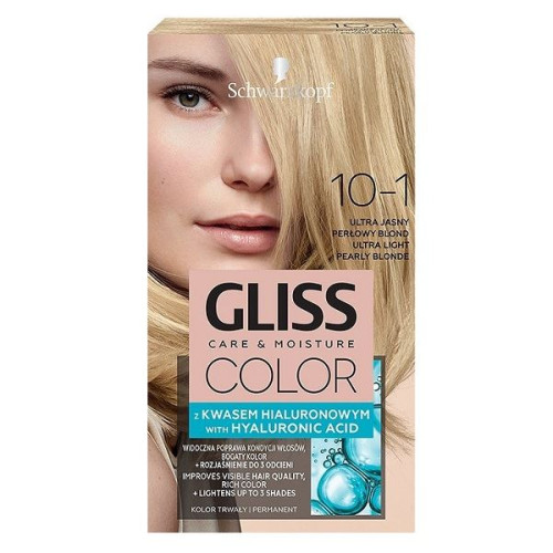 Gliss Color Permanent Hair Color 10-1 Ultra Light Pearl Blonde