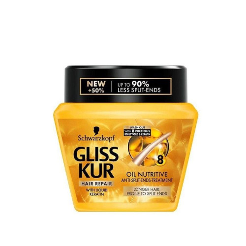 Gliss Oil Nutritive Hair Mask with Nourishing Oils 10.14 fl oz (300 ml)