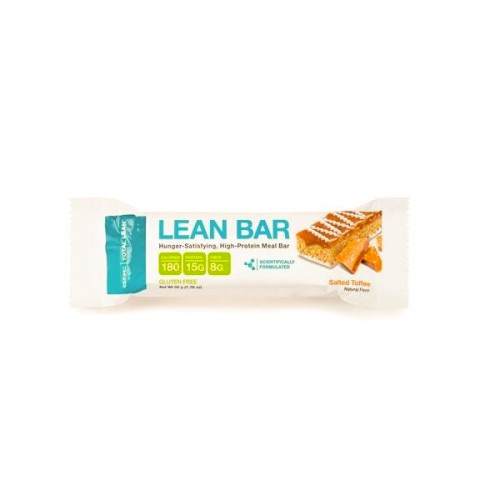 GNC Total Lean Lean Bar Salted Toffee Protein Bar with Salted Caramel Flavor 1.76 oz (50 g)