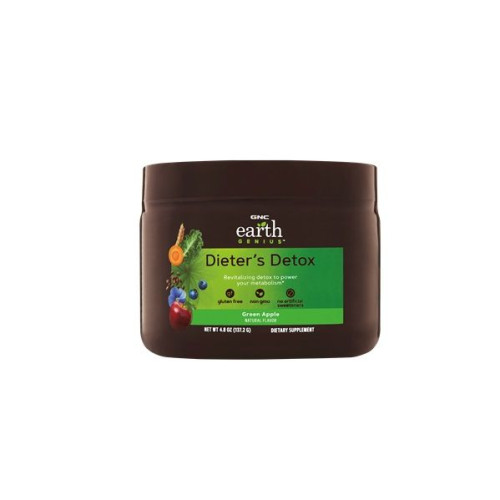 GNC Earth Genius Dieters Detox Cleansing Blend for a Healthy Digestive System 4.84 oz (137.2 g)