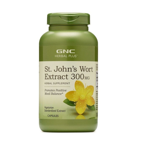 GNC St. John's Wort St. John's Wort to Support the Nervous System 300 mg 60 Tablets
