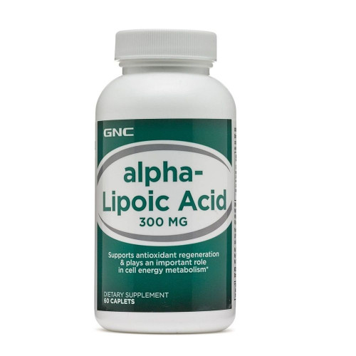 GNC Alpha Lipoic Acid 300 mg for Good Overall Health 60 Capsules