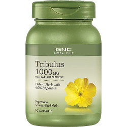 GNC Herbal PlusTribulus Tribulus for Men for Increased Sexual Potency 1000 mg 90 Capsules