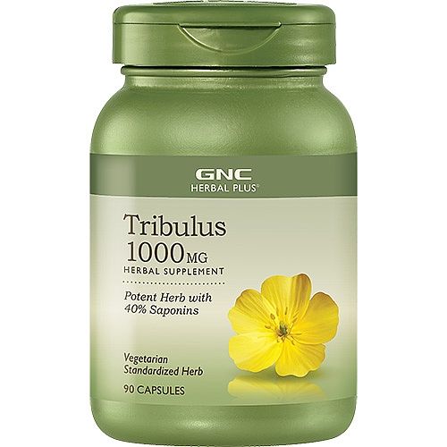 GNC Herbal PlusTribulus Tribulus for Men for Increased Sexual Potency 1000 mg 90 Capsules