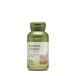 GNC Herbal Plus Turmeric Complex for Digestive Issues 100 Capsules