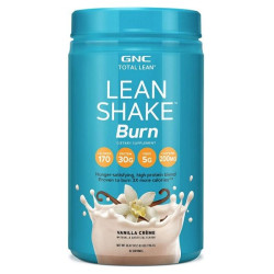 GNC Total Lean Shake Burn Protein Shake with Vanilla Cream Flavor 1.63 lb (739 g)
