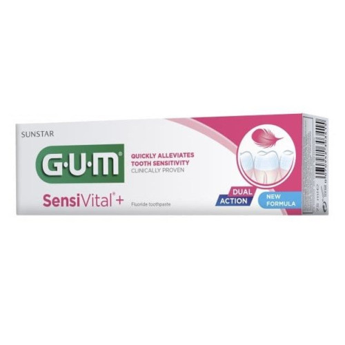 Gum Sensivital+ Medical Toothpaste for Sensitive Teeth with Soothing Effect 2.54 fl oz (75 ml)