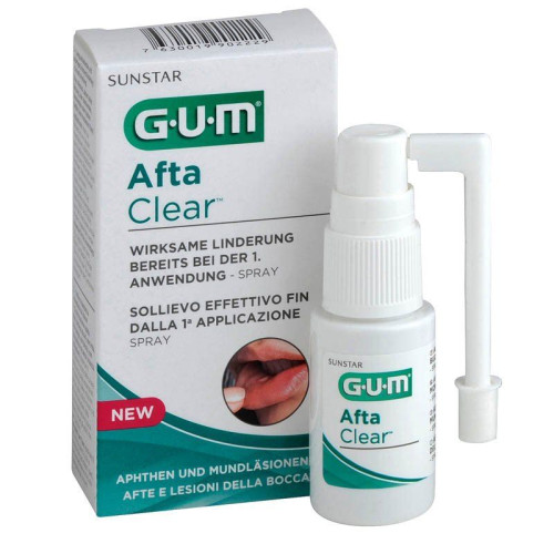 Gum Afta Clear Spray for Children with Mouth Ulcers and Lesions 0.51 fl oz (15 ml)