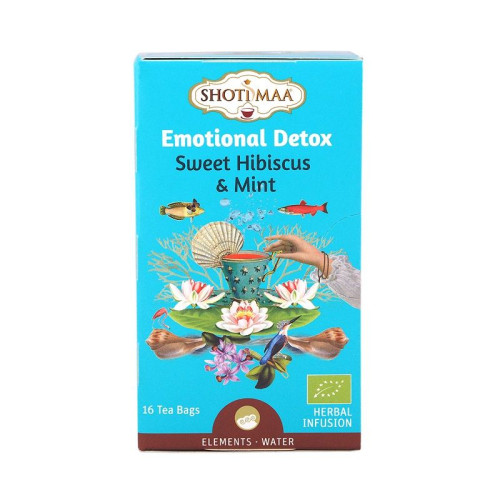 Shoti Maa Tea Emotional Detox with Sweet Hibiscus and Mint 16 Bags