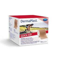 Hartmann Dermaplast Quick Self-Adhesive Bandage for Small Wounds Fresh-Colored 2.36"/2.19 yd (6 cm/2 m) 1 roll