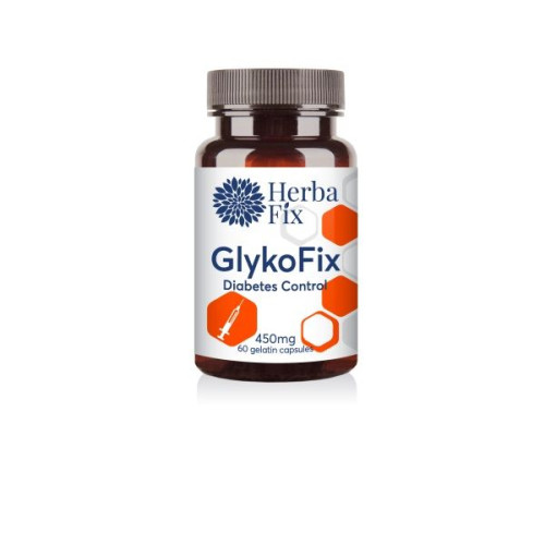 Herbafix Glucofix Blood Sugar Regulator for Diabetics 450 mg 60 Capsules