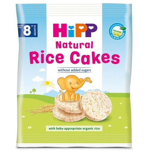 Hipp Organic Natural Rice Biscuits for Children 8+ Months 1.23 oz (35 g) - 3565