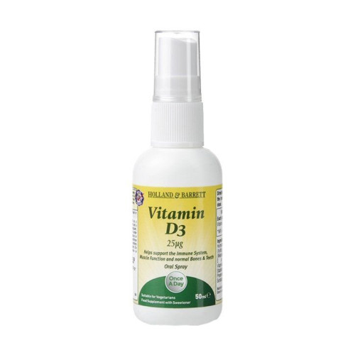 Holland and Barrett Vitamin E Spray for Health and Energy 25 mcg 1.69 fl oz (50 ml)