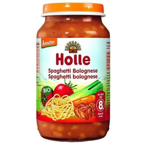 Holle Organic Spaghetti Bolognese Puree for Children 8+ Months 7.76 oz (220 g)