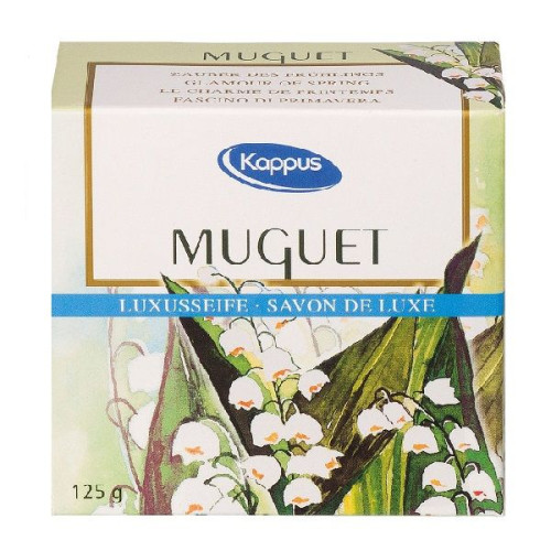 Kappus Muquet Soap with Lily of the Valley Extract 4.41 oz (125 g)