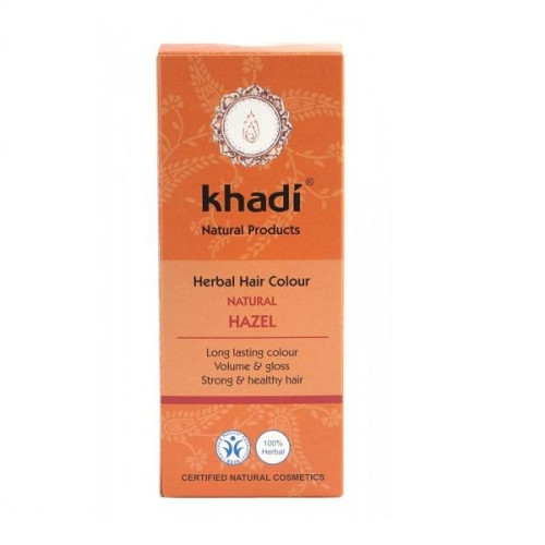 Khadi Herbal Hair Dye Hazelnut Color 3.53 oz (100 g)