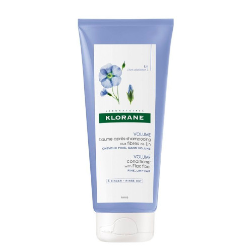 Klorane Conditioner with Flax Fibers for Thin Hair Lacking Volume 6.76 fl oz (200 ml)