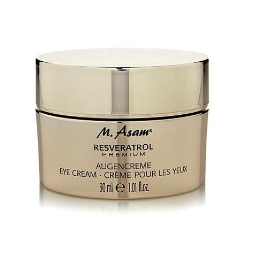 Krauterhof M. Asam Resveratrol Premium Eye Cream Eye Cream with Hyaluronic Acid and Vitamins 1.01 fl oz (30 ml)