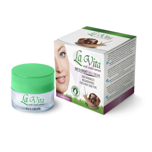 La Vita Rejuvenating Face Cream with Snail Extract 1.69 fl oz (50 ml)