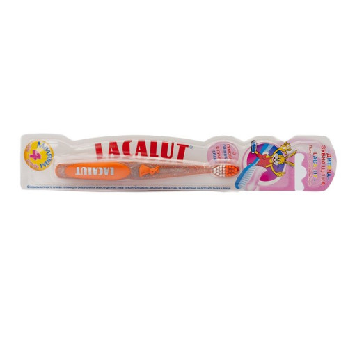 Lacalut Toothbrush for Cleaning Baby Teeth for Babies 0-4 Years