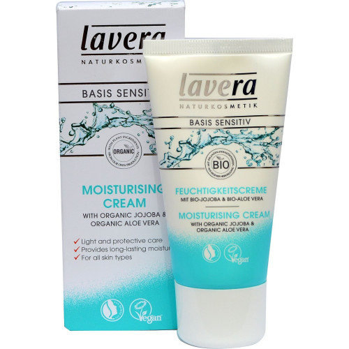 Lavera Basis Sensitiv Organic Moisturizing Face Cream 1.69 fl oz (50 ml)