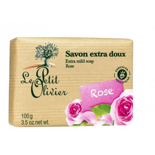 Le Petit Olivier Gentle Softening Soap with Provencal Rose 3.53 oz (100 g)