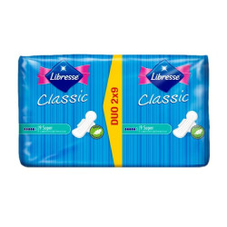 Libresse Classic Super Duo Sanitary Pads 18 pcs