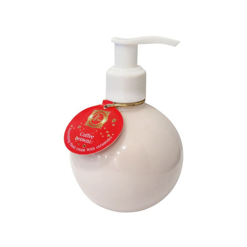 Linea Bio Coffee Brownie Deeply Nourishing Hand Cream with Natural Oils and Ceramides 8.45 fl oz (250 ml)