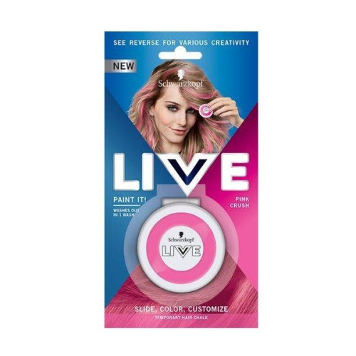 Schwarzkopf Live Paint It! Hair Applicator for Temporary Highlights Color Pink Crush