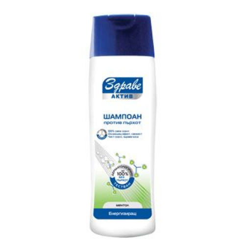 Aroma Health Active Toning Shampoo with Menthol for Anti-Dandruff and Shine 6.76 fl oz (200 ml)