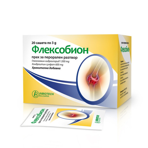 Inbiotech Fleksobion for Healthy and Flexible Joints 20 Sachets