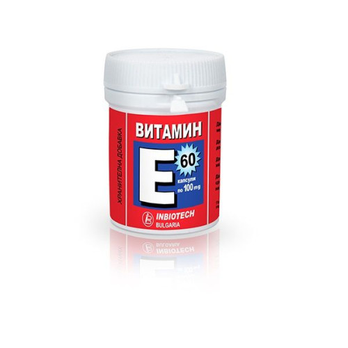 Inbiotech Vitamin E for Reproductive Problems 100 mg 60 Capsules