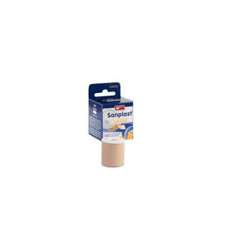 Medica Sanplast Classic Strong Adhesive Bandage for Normal Skin 1.97"/5.47 yd (5 cm/5 m) 1 pc