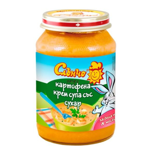 Slancho Potato Cream Soup with Crackers for Children 8+ Months 6.7 oz (190 g)