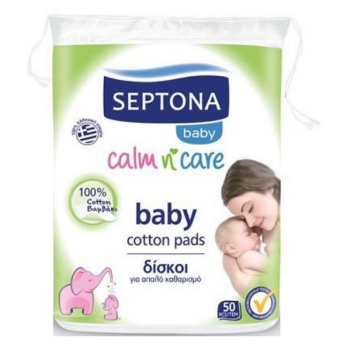 Septona Baby Harmless Cleaning Pads for Baby Skin 50 pcs