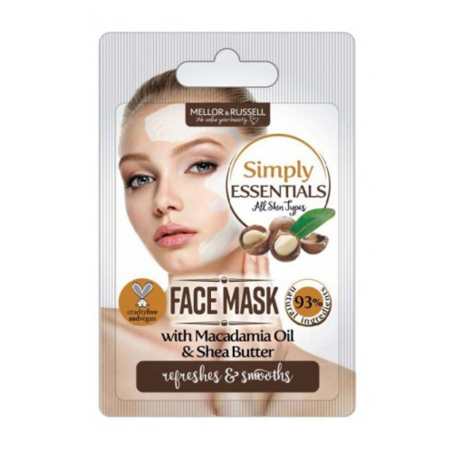 Simply Essentials Renewing and Soothing Face Mask with Macadamia Oil 0.24 fl oz (7 ml)