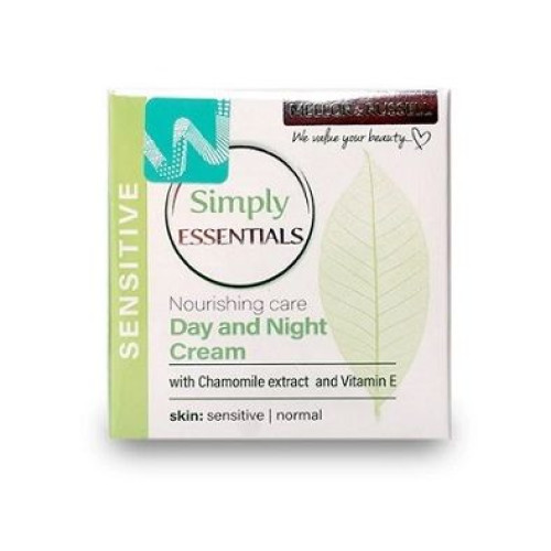 Simply Essentials Sensitive Nourishing Day and Night Face Cream for Normal and Sensitive Skin 1.69 fl oz (50 ml)