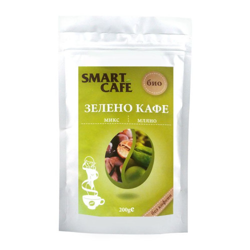 Smart Cafe Organic Green Coffee Mix Decaffeinated for Detoxification 7.05 oz (200 g)