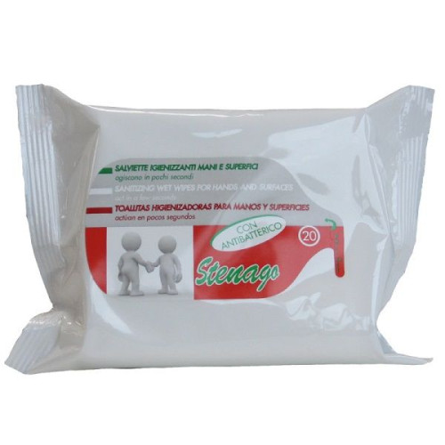 Stenago Antibacterial Wet Wipes 20 pcs